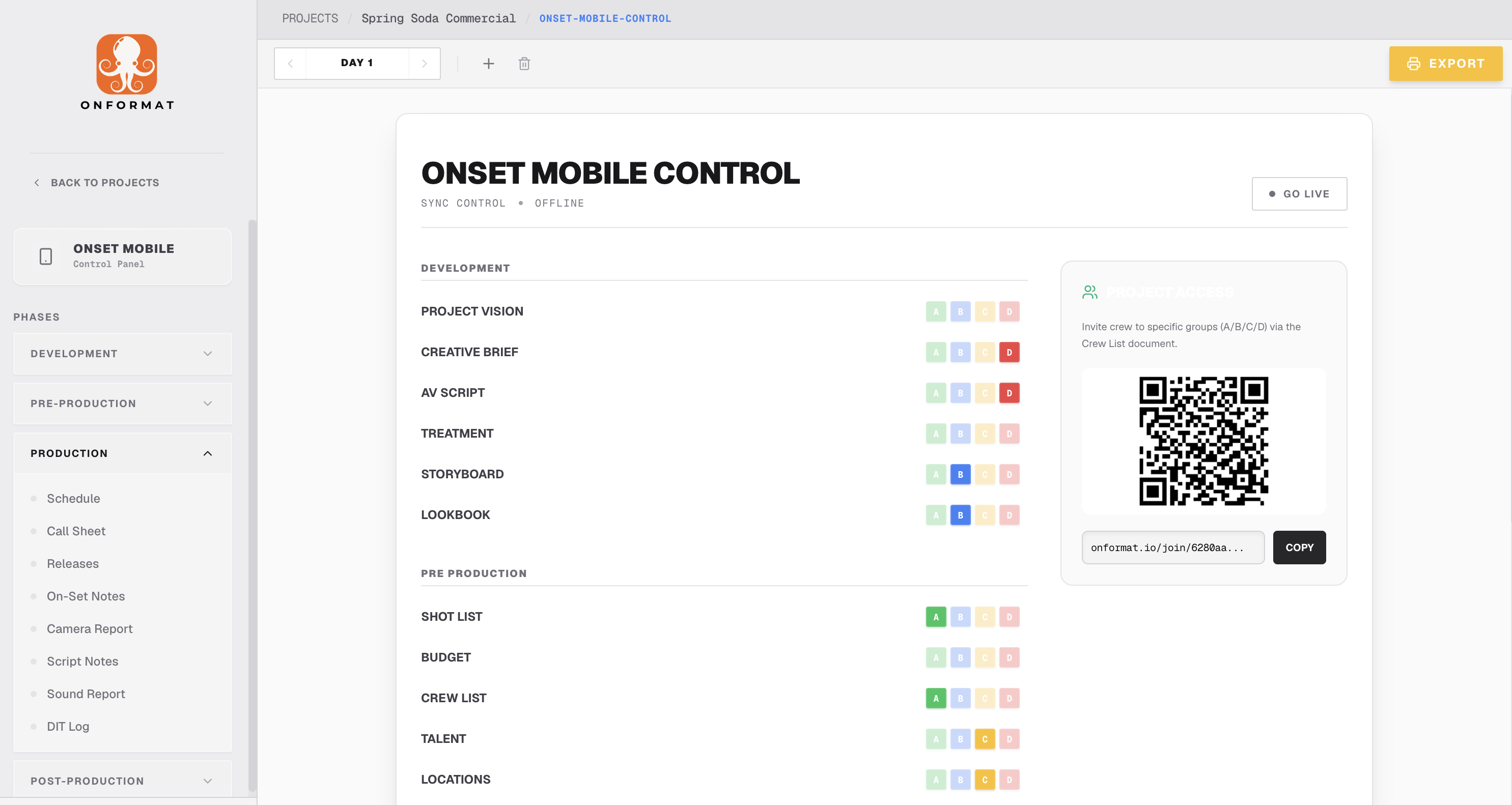 onFORMAT Interface 3