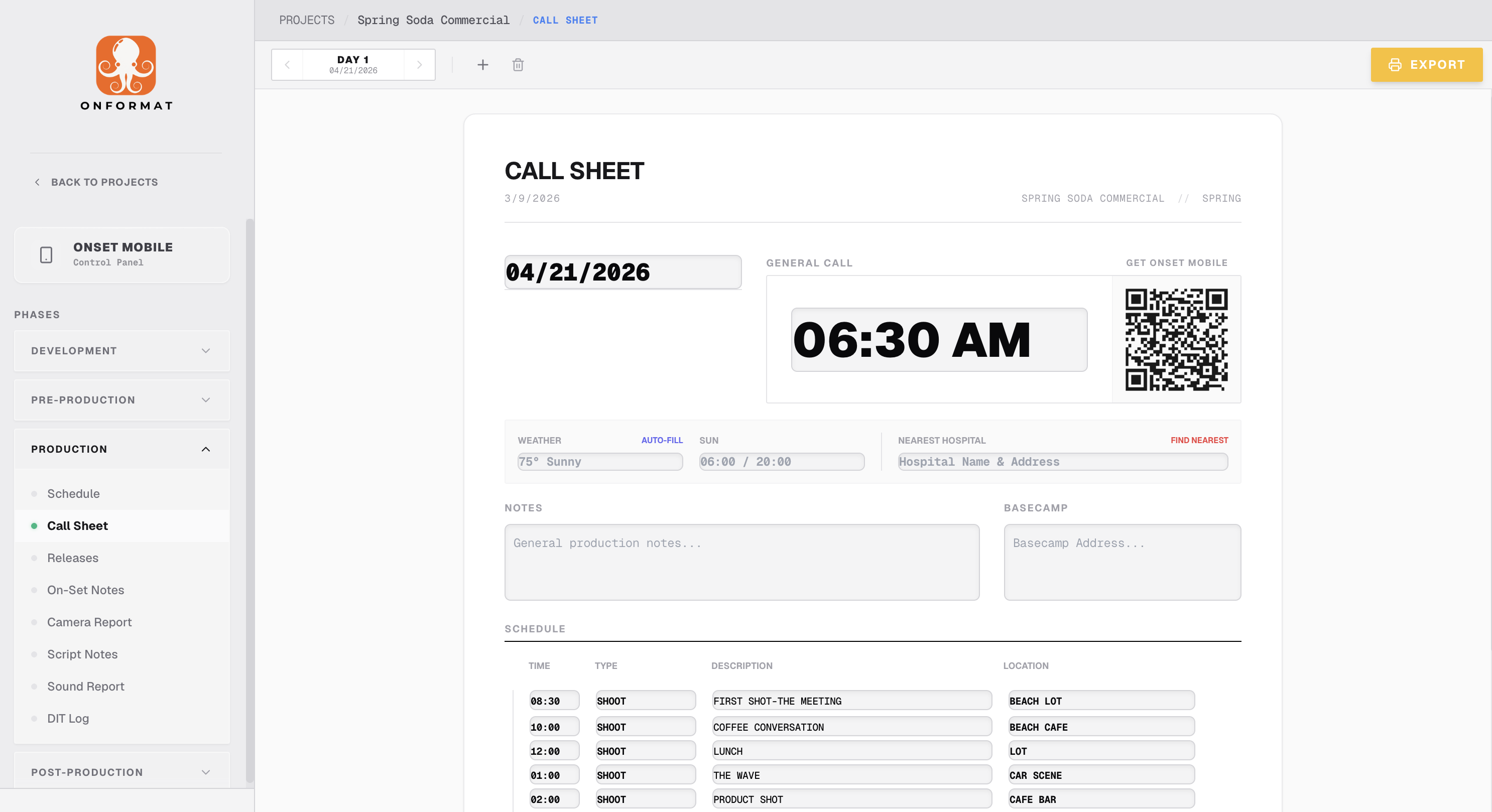 onFORMAT Interface 4